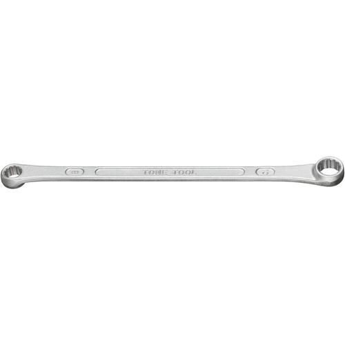他サイト： ■TONE 両口ロングめがねレンチ(ストレート) 対辺寸法8×10mm 全長184mm〔品番:M040810〕【3698521:の商品画像