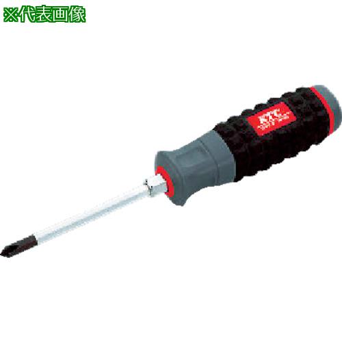他サイト： ■KTC 樹脂柄ドライバ クロス貫通タイプ 刃先No.3 軸長150mm〔品番:D1P23〕【3733653:0】[店頭受取不可の商品画像