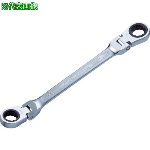 他サイト： ■KTC ラチェットめがねレンチ(両頭型首振りタイプ) 対辺寸法13×15mm 全長226mm〔品番:MR1A1315F〕【39の商品画像