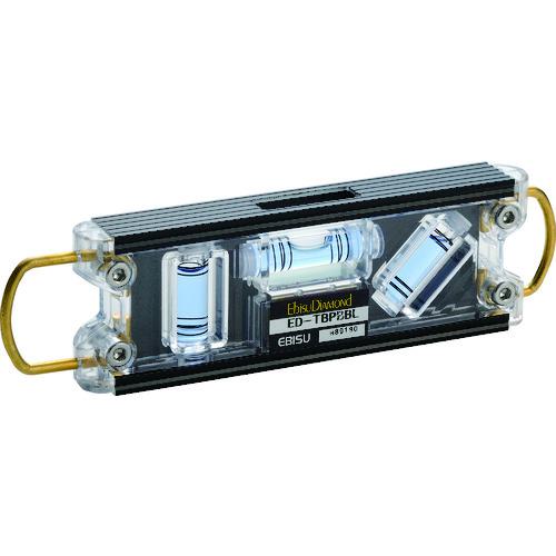 他サイト： ■エビスダイヤモンド 水平器 トビレベル・プロ ブラック/ブルー〔品番:EDTBPBBL〕【4105681:0】[店頭受取不可]の商品画像