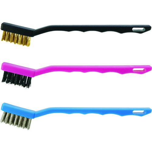 他サイト： ■ENGINEER ワイヤーブラシ 3本セット〔品番:TZ12〕【4121408:0】[店頭受取不可]の商品画像