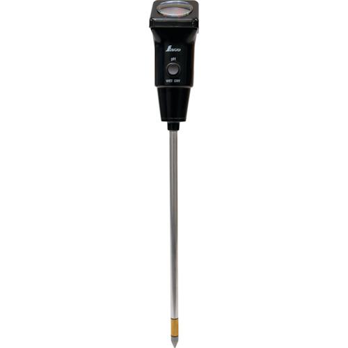 他サイト： ■シンワ 土壌酸度(pH)計 C ロング電極測定コンディションチェック機能付〔品番:72795〕【4238581:0】[店頭受取の商品画像