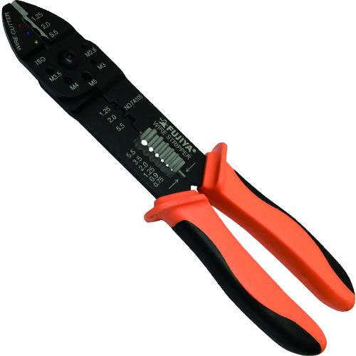 他サイト： ■フジ矢 万能電工ペンチ 240mm 絶縁・ファストン端子用〔品番:FA105〕【4499981:0】[店頭受取不可]の商品画像