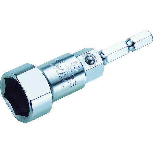 他サイト： ■TOP 電動ドリル用レースウェイ用ソケット 17mm〔品番:ECS17〕【4520963:0】[店頭受取不可]の商品画像