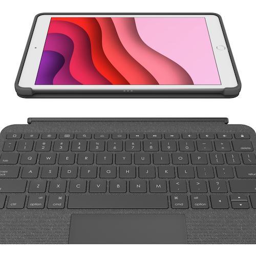 他サイト： ■Logicool COMBO TOUCH for iPad(第7世代用)トラックパッド付キーボードケース〔品番:IK1057Bの商品画像