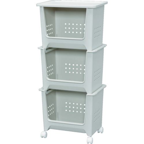 他サイト： ■IRIS 267745 スタックバスケット オフホワイト〔品番:SB003WH〕【4750233:0】[店頭受取不可]の商品画像