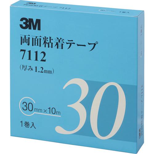 他サイト： ■3M 両面粘着テープ 7112 30mmX10m 厚さ1.2mm 灰色 1巻入り〔品番:711230AAD〕【4753615:の商品画像