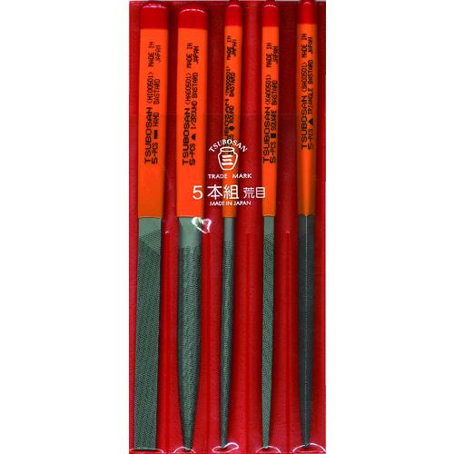 他サイト： ■ツボサン 組ヤスリセット5本組 荒目〔品番:ST00501〕【4931548:0】[店頭受取不可]の商品画像