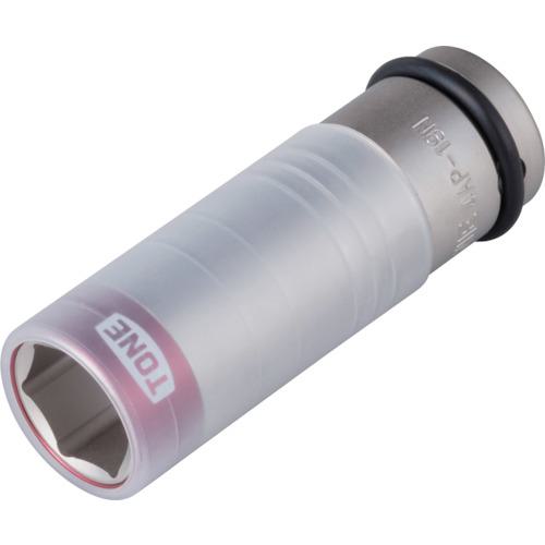 他サイト： ■TONE プロテクター付きインパクト用薄型ホイルナットソケット(自動車整備用) 対辺寸法19mm〔品番:4AP19N〕【494の商品画像