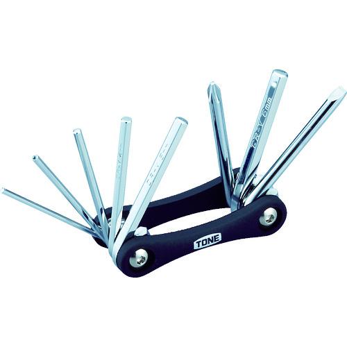 他サイト： ■TONE 二輪車整備工具 マルチツール 8点セット〔品番:CMT8〕【4953045:0】[店頭受取不可]の商品画像