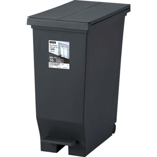 他サイト： ■ASVEL エバン 両開きペダルペール30L ブラック〔品番:630309〕【5024452:0】[店頭受取不可]の商品画像
