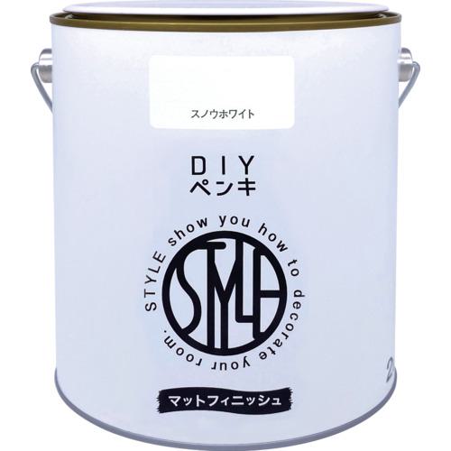他サイト： ■ニッぺ DIYペンキ マットフィニッシュ スノウホワイト 2kg〔品番:4976124887505〕【5670069:0】[店の商品画像