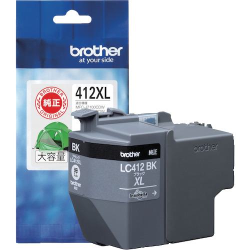他サイト： ■brother LC412XLBK インクカートリッジ ブラック(大容量)〔品番:LC412XLBK〕【5738973:0】[の商品画像