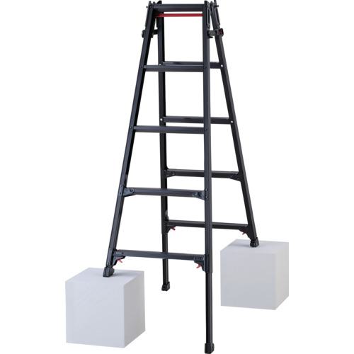 他サイト： ■ハセガワ ハシゴ兼用伸縮脚立(ブラックレーベル)RYZB-15a(10910)〔品番:RYZB15A〕【6789637:0】[の商品画像
