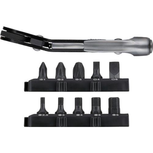 他サイト： ■VESSEL TD-25B ファインミニラチェット ベンド(ビット10本付)〔品番:TD25B〕【6912068:0】[店頭受の商品画像