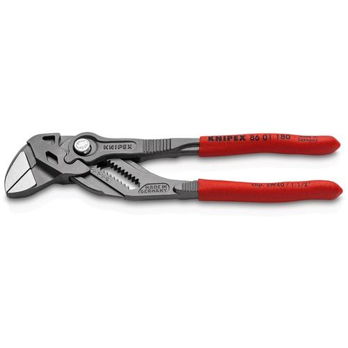他サイト： ■KNIPEX プライヤーレンチ すべり止め付プラスチックハンドル 180mm(SB展示販売パッケージ仕様)〔品番:860118の商品画像