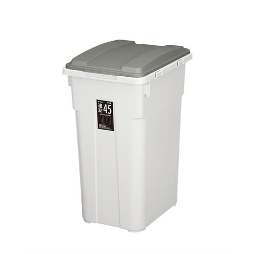 他サイト： ■TONBO ゴミ箱 連結カラー分別ペール45 ダークグレー〔品番:02133〕【6988155:0】[店頭受取不可]の商品画像