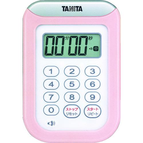 他サイト： ■TANITA 丸洗いタイマー100分計 TD‐378‐PK〔品番:TD378PK〕【7658699:0】[店頭受取不可]の商品画像