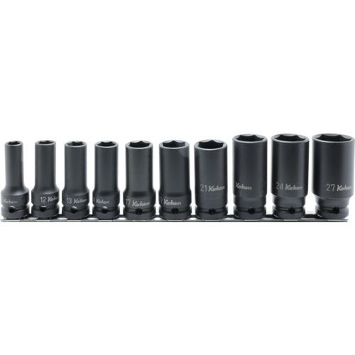 他サイト： ■Ko-ken 薄肉インパクトセミディープソケットセット〔品番:RS14301X10〕【8120095:0】[店頭受取不可]の商品画像