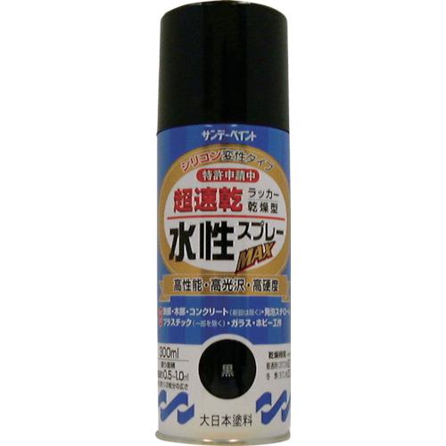 他サイト： ■サンデーペイント 水性ラッカースプレーMAX 300ml 赤〔品番:261680〕【8186376:0】[店頭受取不可]の商品画像