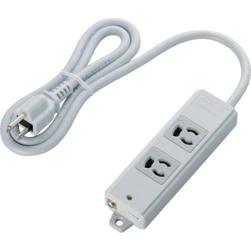 他サイト： ■ELECOM RoHs準拠OAタップ抜け止 3P 2個口 マグネット1mグレー〔品番:TWRM3210LGRS〕【821873の商品画像