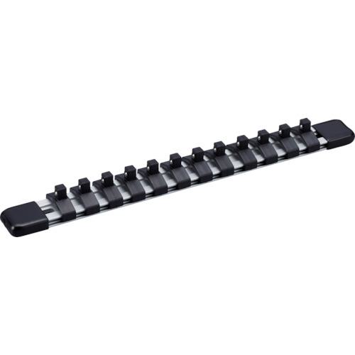 他サイト： ■TONE ソケットホルダー(アルミタイプ) 差込角6.35mm 差込数12〔品番:SH1212〕【8219004:0】[店頭受の商品画像