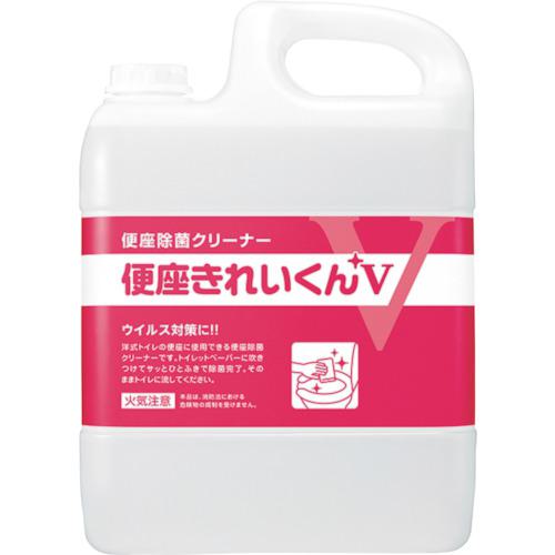 他サイト： ■サラヤ トイレ用洗剤・除菌剤 便座きれいくんV 容量5L〔品番:50274〕【8364643:0】[店頭受取不可]の商品画像