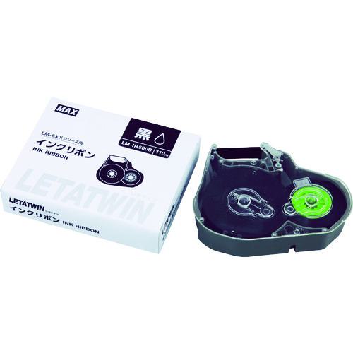 他サイト： ■MAX チューブマーカー レタツイン 専用インクリボンカセット〔品番:LMIR500B〕【8550353:0】[店頭受取不可]の商品画像