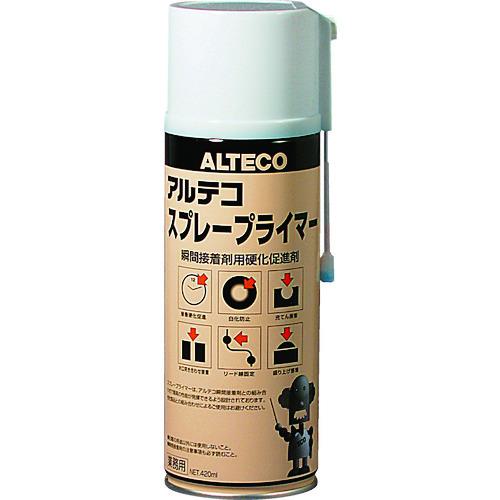 他サイト： ■アルテコ 瞬間接着剤用 硬化促進剤 スプレープライマー 420ml〔品番:SPRAYPRIMER420〕【8552858:0】の商品画像