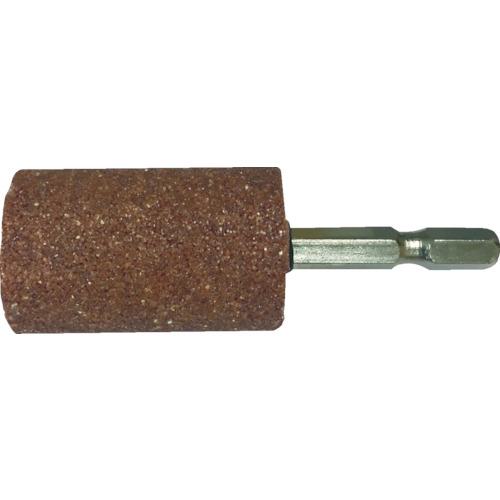 他サイト： ■RELIEF 六角軸 軸付砥石 金属用(WA) 円筒型 φ25×38mm〔品番:27802〕【8592476:0】[店頭受取不の商品画像