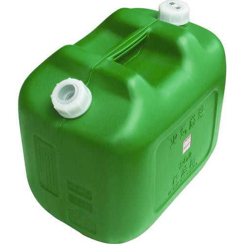 他サイト： ■ヒシエス 軽油缶 20Lワイド グリーン〔品番:KY20W〕【8600057:0】[店頭受取不可]の商品画像