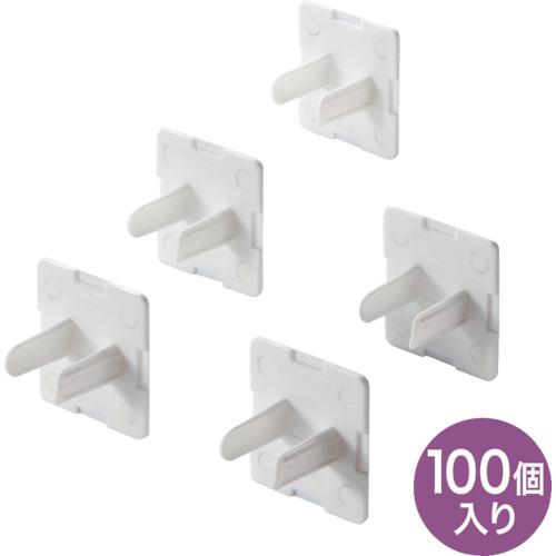 他サイト： ■SANWA 電源タップ用コンセントキャップホワイト〔品番:TAPCAP2P100L〕【8641991:0】[店頭受取不可]の商品画像