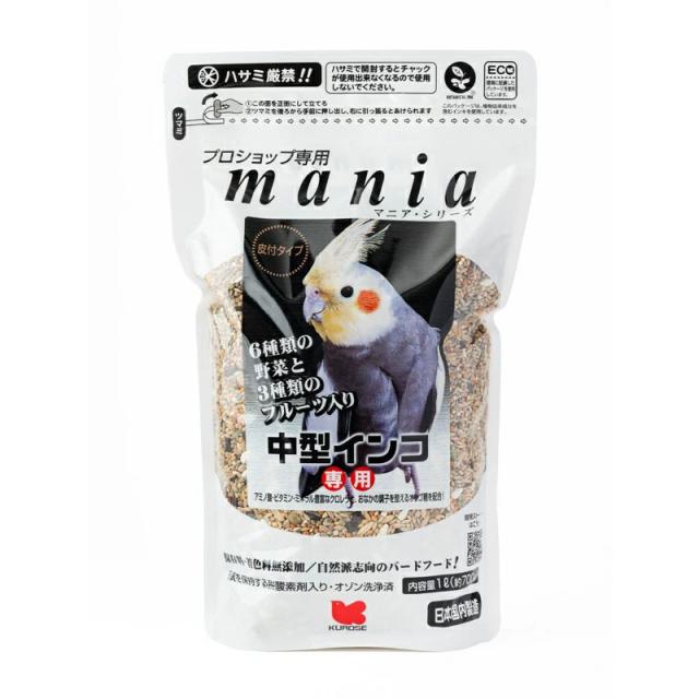 他サイト：  黒瀬ペットフード マニア 中型インコ1L の商品画像