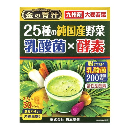 他サイト： [日本薬健]金の青汁 25種の純国産野菜 乳酸菌×酵素 30包入の商品画像
