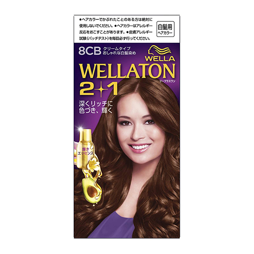 他サイト： ウエラトーン 2+1(ツープラスワン) クリームタイプ 8CB より明るいナチュラルブラウン 1セットの商品画像