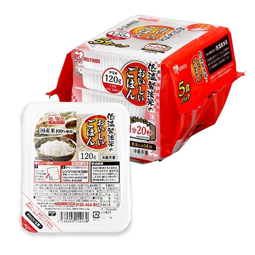 他サイト： [アイリスフーズ]低温製法米のおいしいごはん 120g×5個パックの商品画像