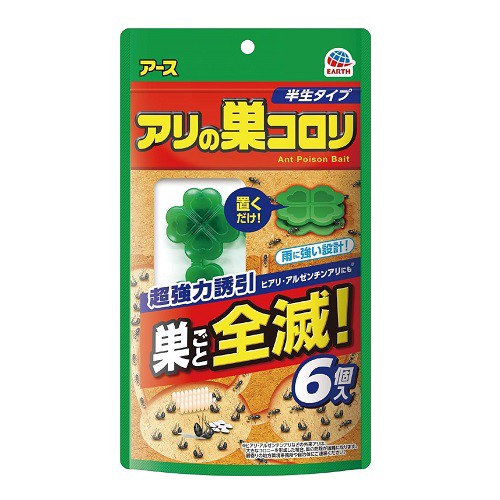 他サイト： [アース製薬]アリの巣コロリ 半生タイプ 6個入の商品画像