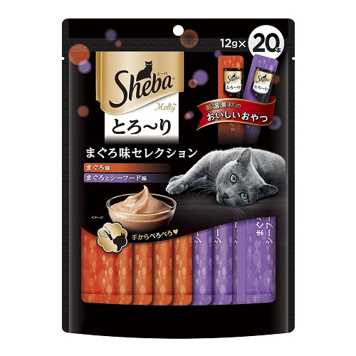 他サイト： シーバ とろ〜り メルティ 成猫用 まぐろ味セレクション 12g×20本入の商品画像