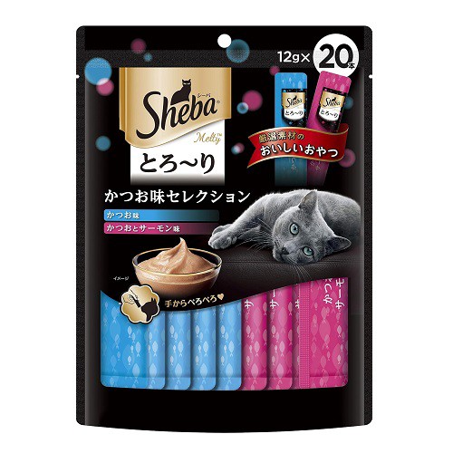 他サイト： シーバ とろ〜り メルティ 成猫用 かつお味セレクション  12g×20本入の商品画像