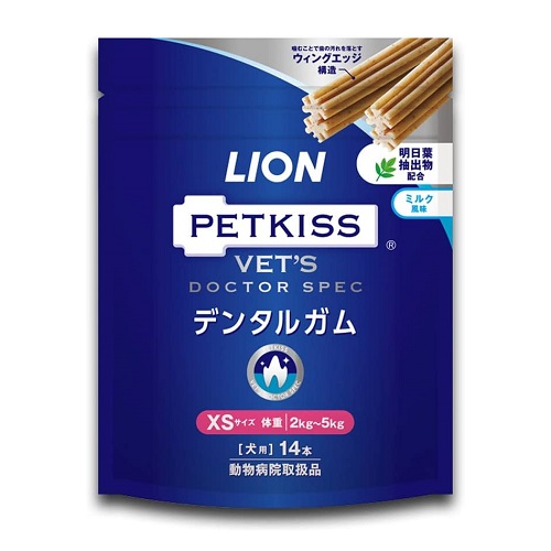 他サイト： [ライオンペット]PETKISS(ペットキス) ベッツドクタースペック デンタルガム XS 14本入の商品画像