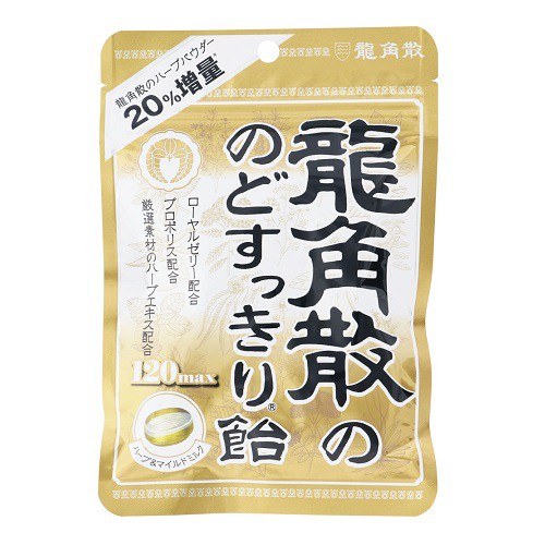 他サイト： [龍角散]龍角散ののどすっきり 飴120max 袋 88gの商品画像