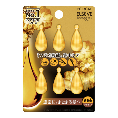 他サイト： ロレアル パリ エルセーヴ エクストラオーディナリー オイル エクストラ リッチ フィニッシュ ドロップレット 1ml×6個入の商品画像
