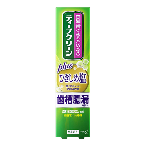 他サイト： [花王]ディープクリーン 薬用ハミガキ ひきしめ塩プラス 100gの商品画像
