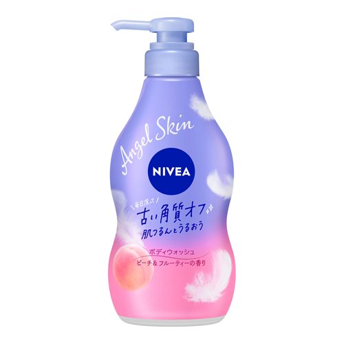 他サイト： [花王]ニベア エンジェルスキン ボディウォッシュ ピーチ&フルーティーの香り ポンプ 480mlの商品画像