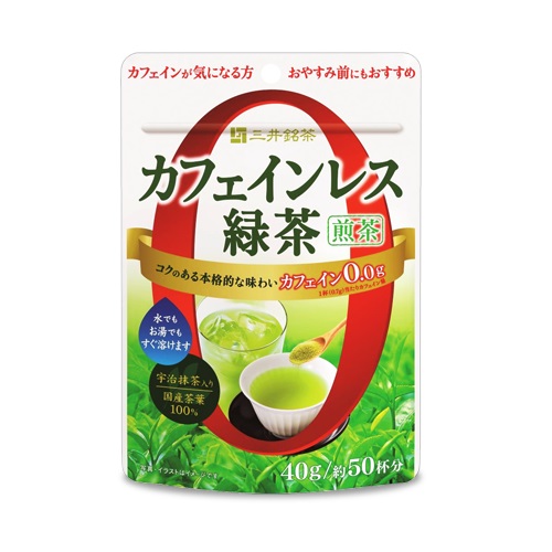 他サイト： [三井農林]三井銘茶 カフェインレス緑茶 煎茶 40gの商品画像