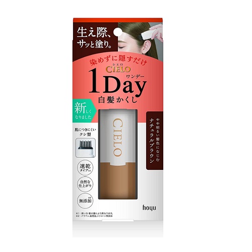 他サイト： [ホーユー]シエロ ワンデー白髪かくし ナチュラルブラウン 9mlの商品画像