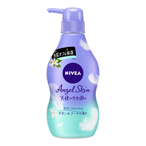 他サイト： [花王]ニベア エンジェルスキン ボディウォッシュ サボン&ブーケの香り ポンプ 480mlの商品画像