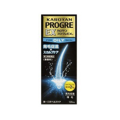 他サイト： 【第3類医薬品】[第一三共ヘルスケア]カロヤンプログレEX OILY 脂性肌向 120mlの商品画像
