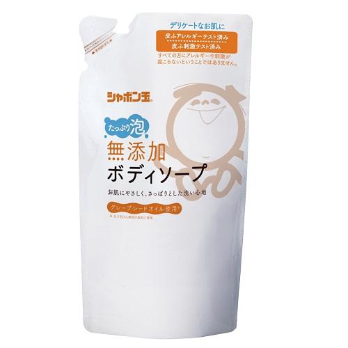 他サイト： [シャボン玉石けん]無添加ボディソープ たっぷり泡 詰替え 470mlの商品画像