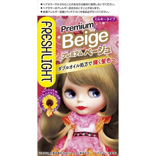 他サイト： フレッシュライト ミルキーヘアカラー  プレミアムベージュの商品画像
